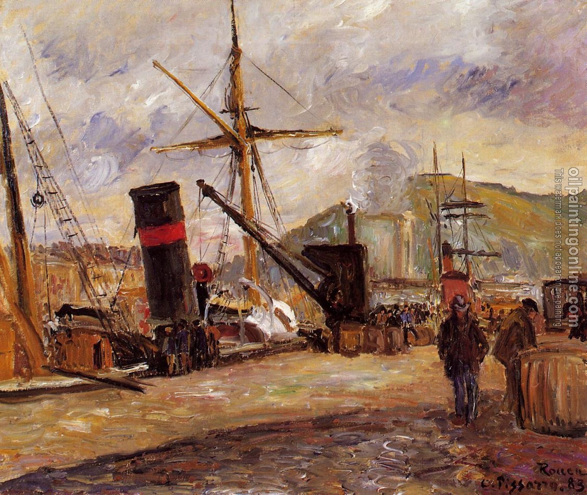 Pissarro, Camille - Steamboats